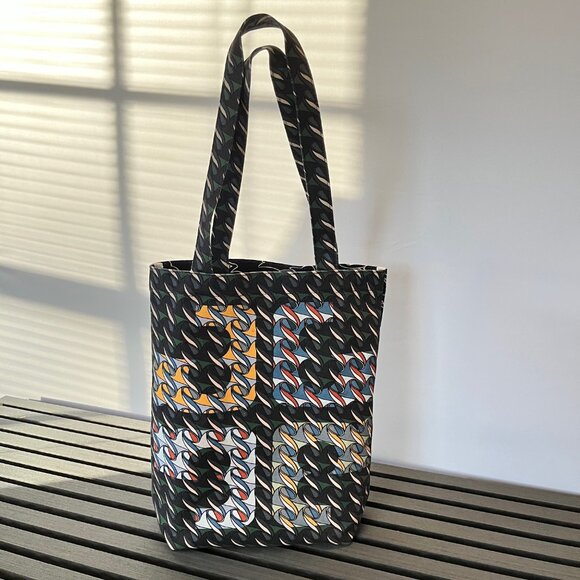 Tory Burch Swan and Curly Ribbon Tote Bag - Picture 2 of 7